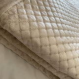 King size cotton velvet bed throw at greenfield Lifestyle