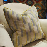 Positana lime cushion by Andrew Martin