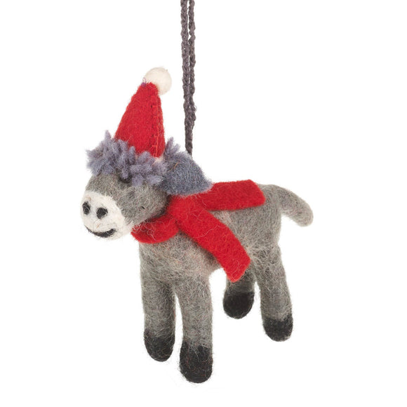 Christmas Donkey Tree Decoration