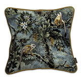 Manaus Silver Gold large velvet cushion