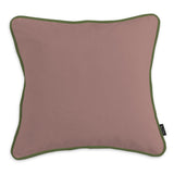 Manaus Pink/Olive large velvet cushion