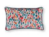 Orrin Blush Velvet Cushion by Romo