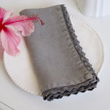 Biggie Best grey linen napkins at greenfield Lifestyle