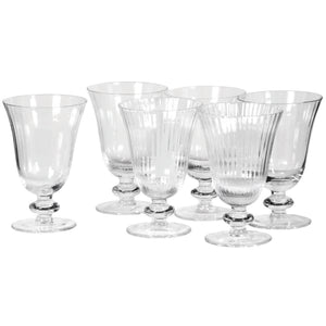 Ribbed wine glasses at Greenfield Lifestyle