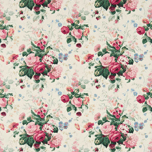 Stapleton Park Cream / Pink by Sanderson